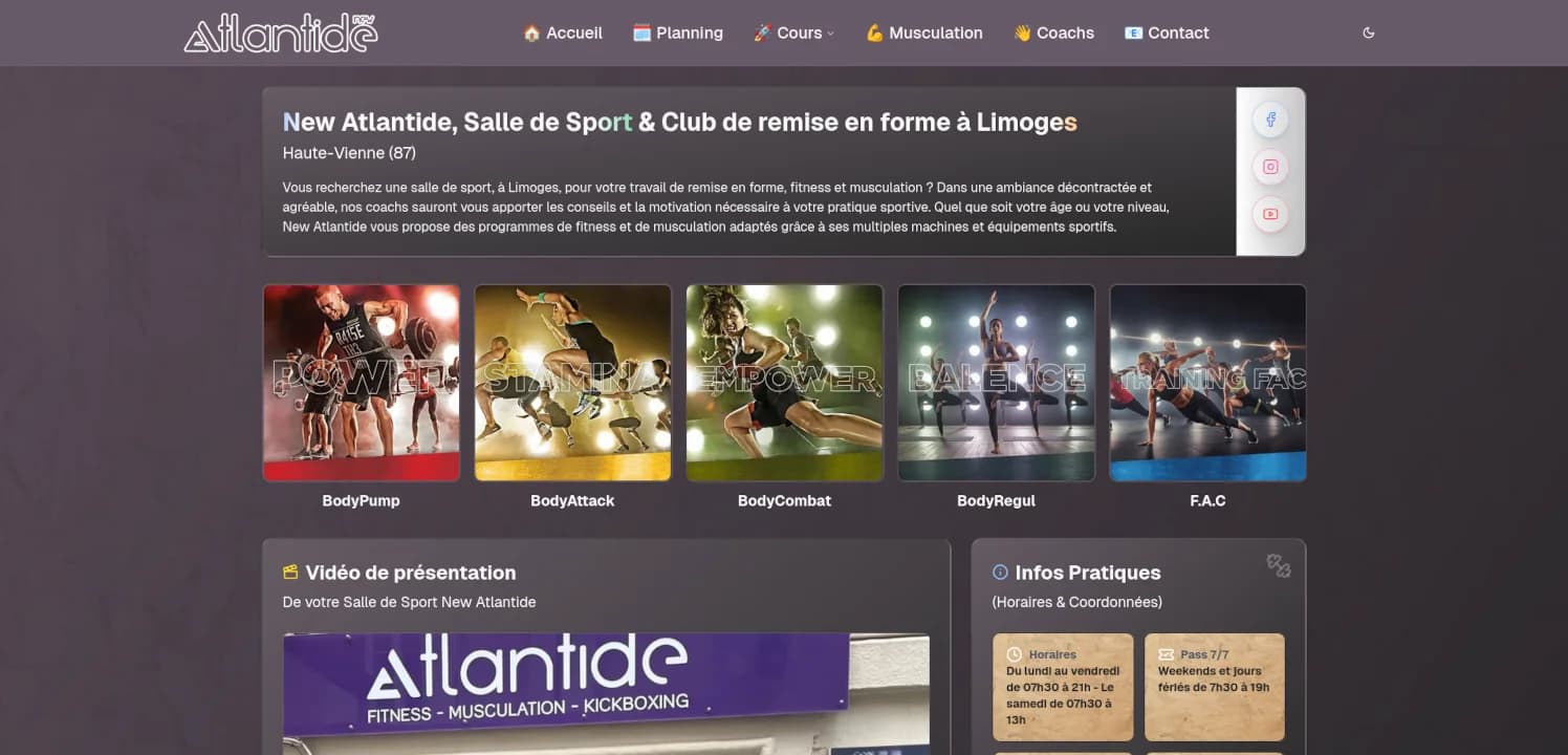 New Atlantide realisation-site-web-creation-site-web-salle-de-sport-limoges-new-atlantide-boostez-visibilite-en-ligne
